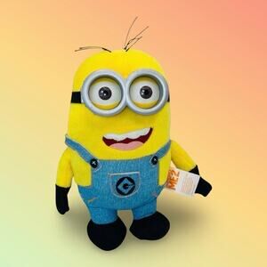 Despicable Me 2 Minion Dave Plush Thinkway Toys Stuffed Animal Toy 11" Gift